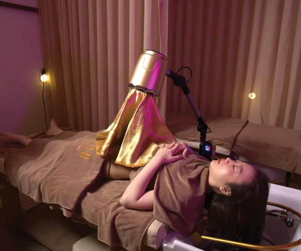 Xông đèn ngải cứu thư giãn cơ thể