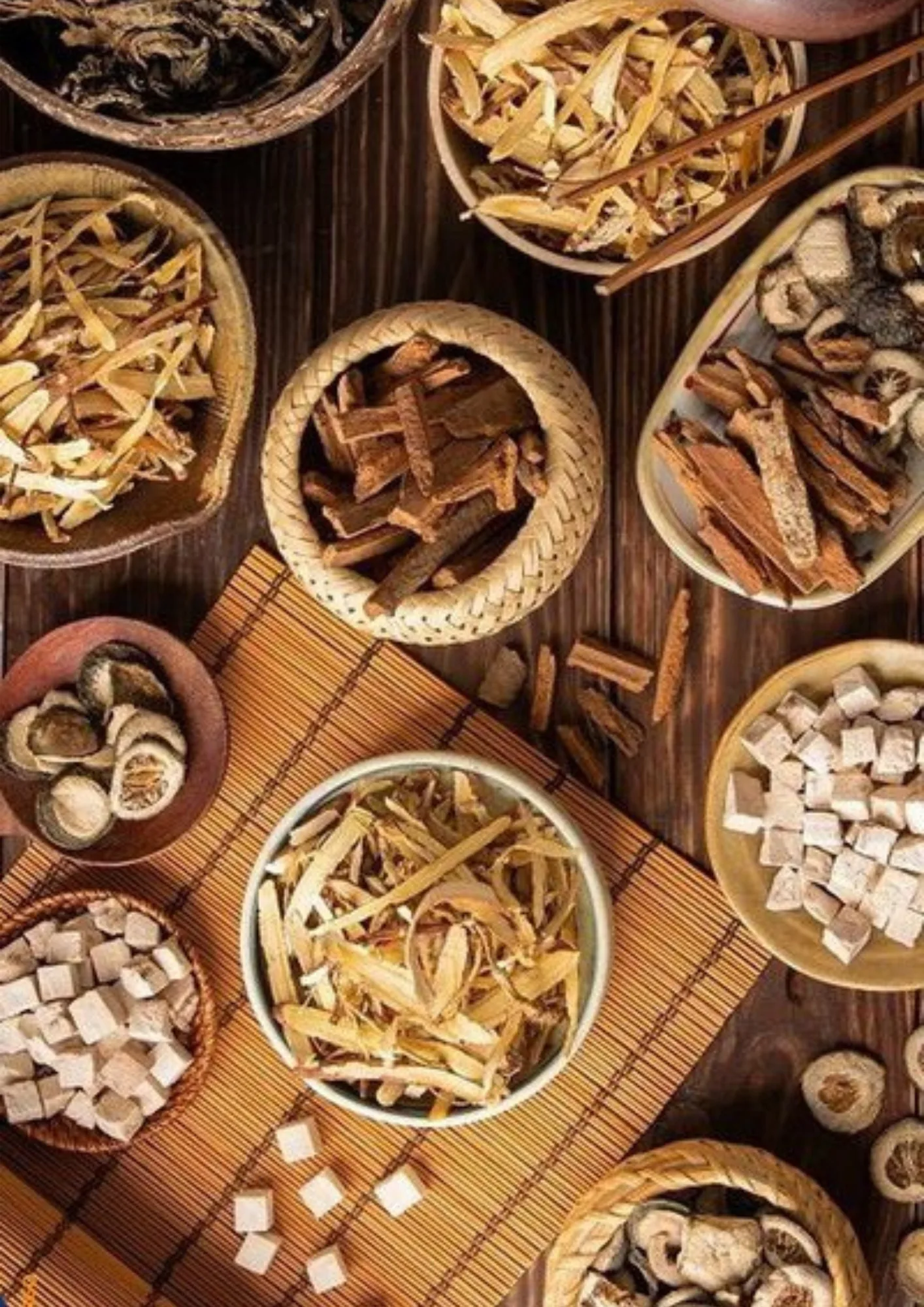 Các vị thảo dược Đông y dùng trong liệu trình tại Lam Thị Spa