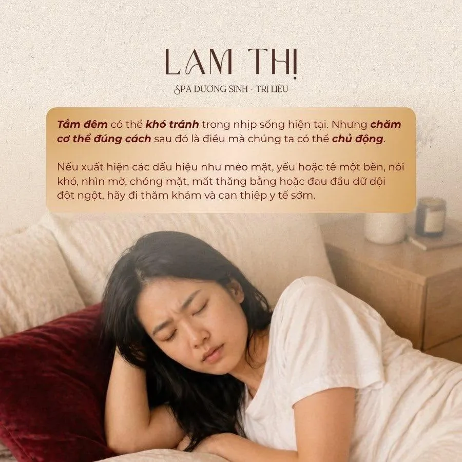 Tắm đêm và những dấu hiệu cần lưu ý