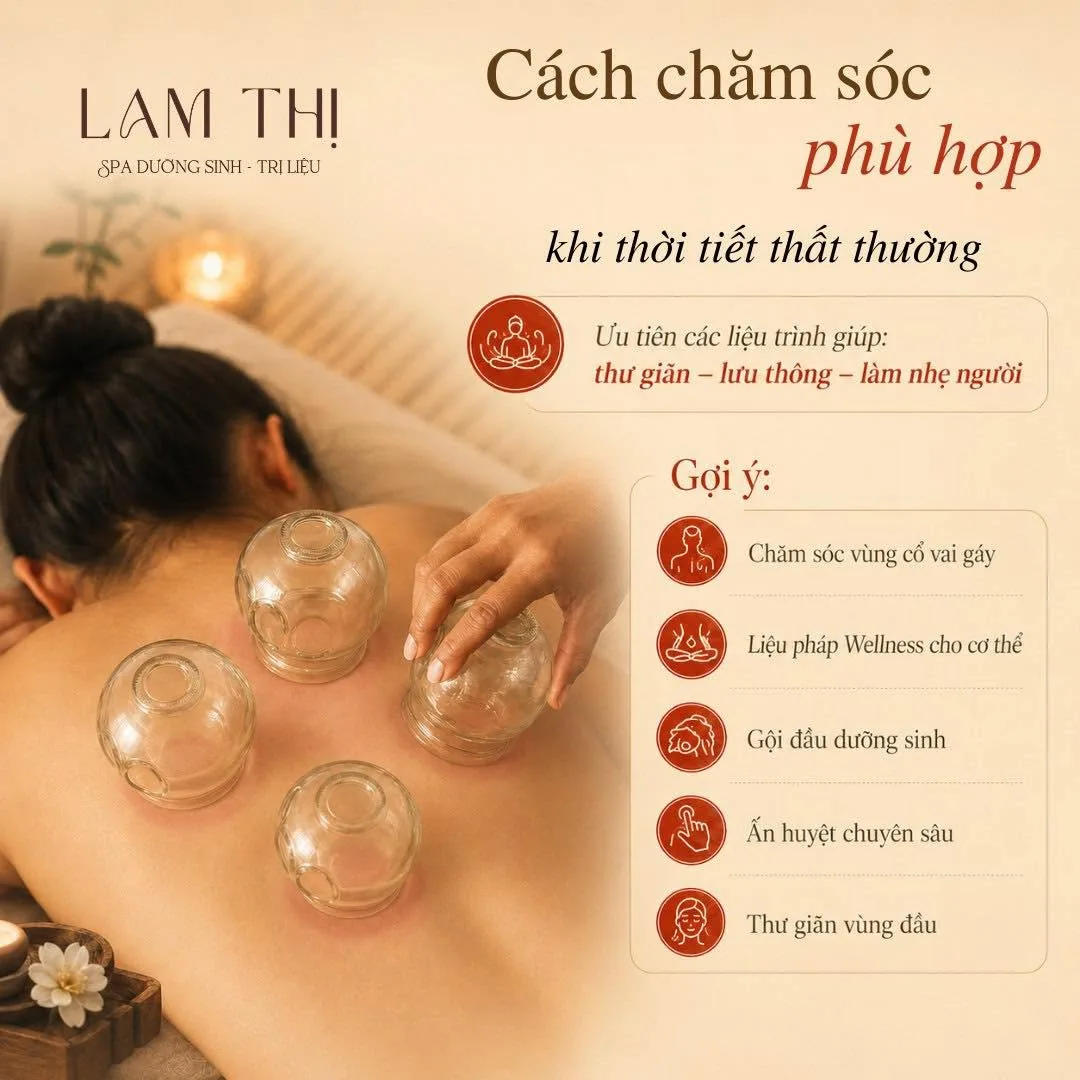 Cách chăm sóc cơ thể phù hợp khi thời tiết thất thường