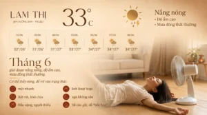 Thời tiết nóng ẩm khiến cơ thể mệt mỏi – Lam Thị